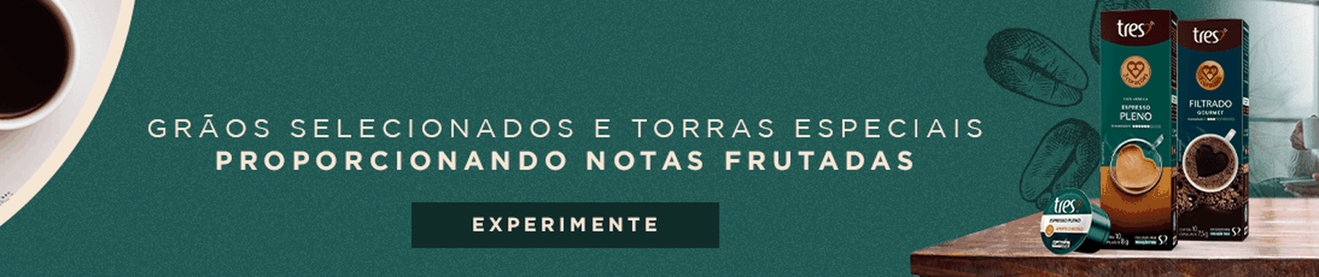 Cafés com notas frutadas