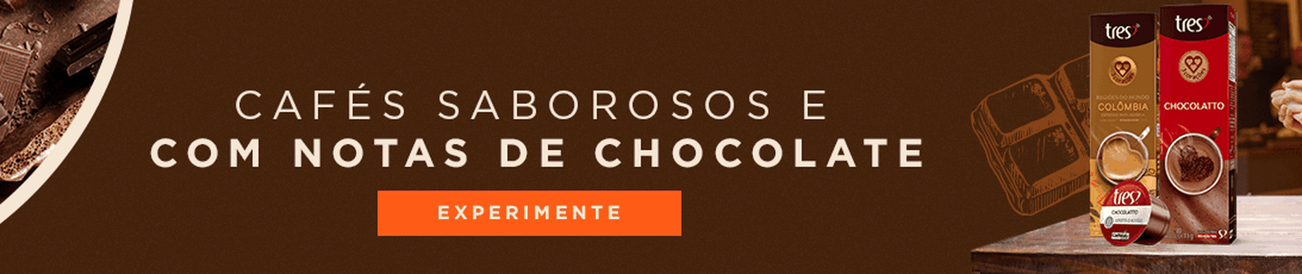Cápsula notas de chocolate