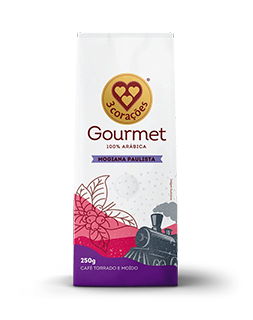 Café Torrado e Moído Mogiana Paulista Gourmet 3 Corações Pacote 250g
